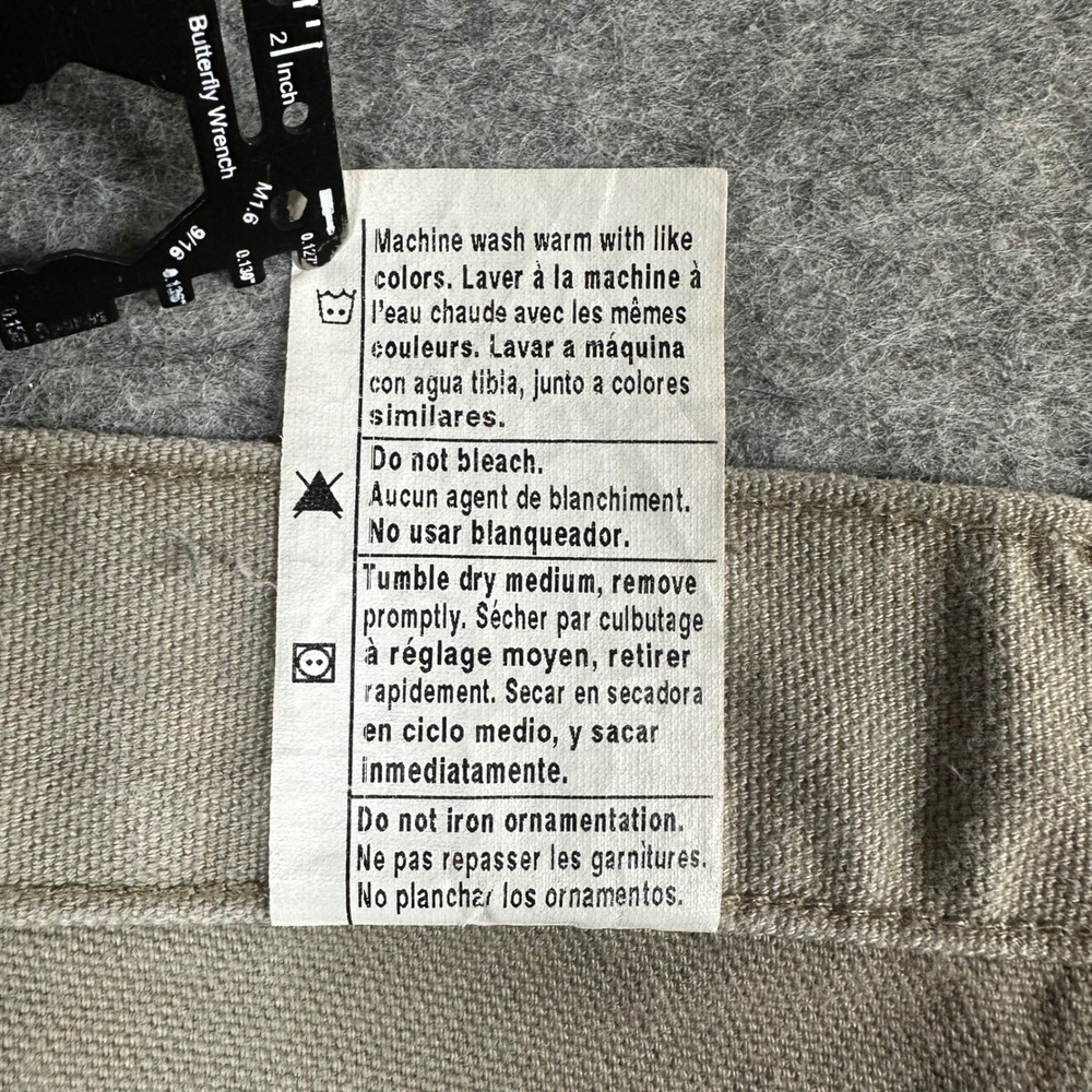 Carhartt Mens Desert B11DES Original Dungaree Fit Canvas Work Pants 30x32 - Picture 4 of 12